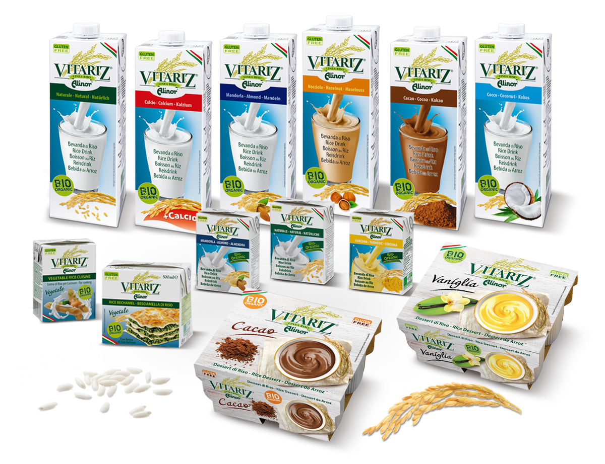 Vitariz rice almond milk products